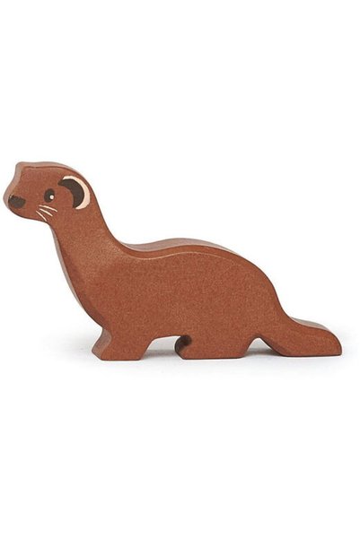 Tender Leaf Weasel Figurine, Toys - Weasel, made of premium wood, 3+ years