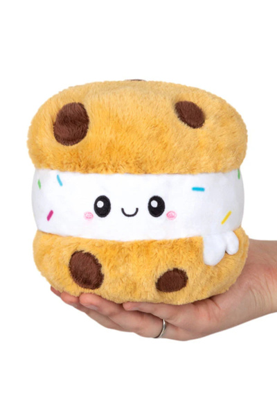 Squishable Βελούδινο Σνακ Σάντουιτς Παγωτού με Μπισκότο 11 × 11 × 11 εκ.