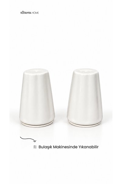 qtahya homes queen of kütahya Liva Tuzluk Karabiberlik Seti Çizgili 2 Parça