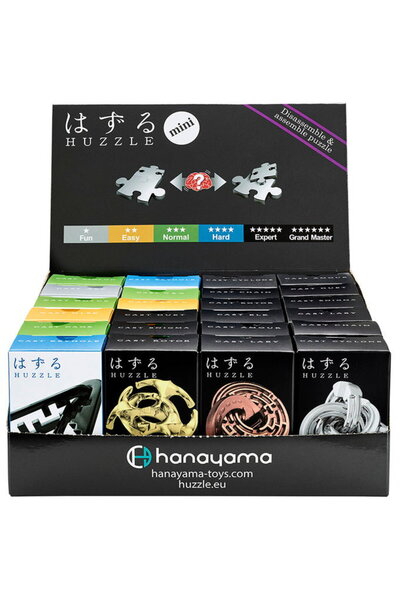 Hanayama Mini Huzzle display 24pcs