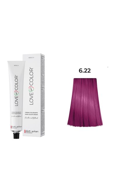 dott. solari COSMETICS Love Me Color Βαφή Μαλλιών 6.22 Σκούρο Ιριδίζον Ξανθό ...