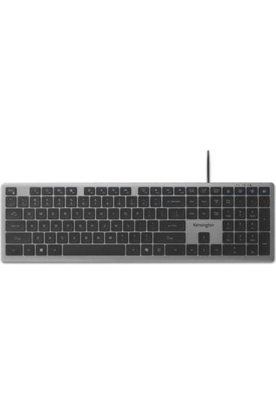 KENSINGTON Tastatura KB515 EQ, cu fir, USB-C, USB-A, Gri