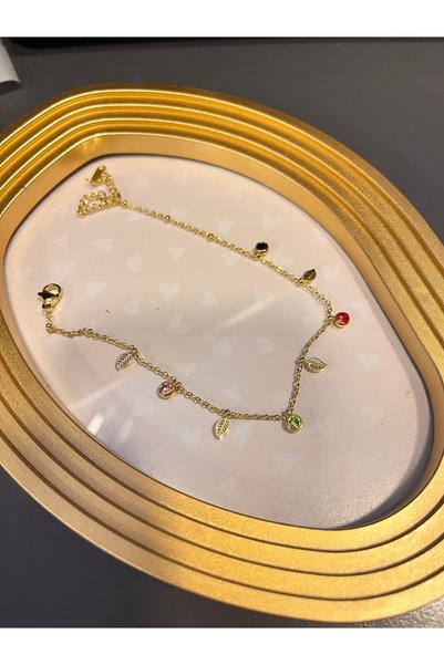 gozdeasutayaccessory خلخال الحجر الملون