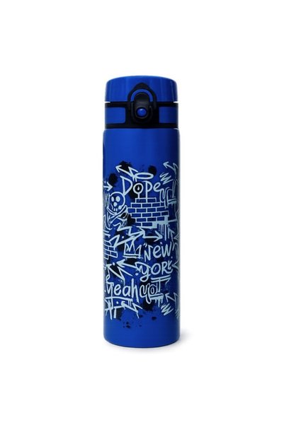 Pelikan Ανοξείδωτο Παγούρι Νερού Prime Line 600ml Γκράφιτι 8002527_G