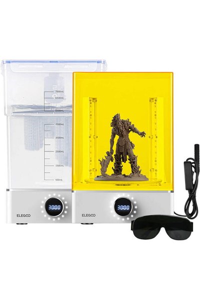 ELEGOO Mercury XS Wash & Cure Bundle, 2-in-1, UV 405 nm, 360 degree curing