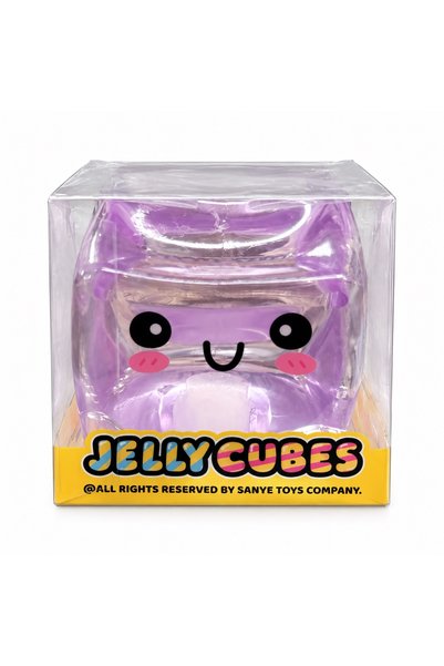 SANYE TOYS COMPANY Jucărie antistres Jelly Cubes, mov transparent