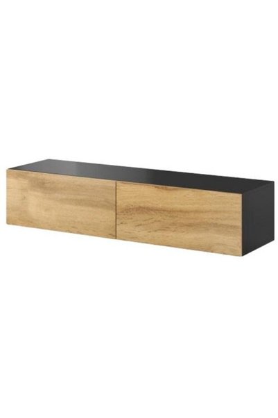 Other ТВ шкаф, Cama Meble Vigo, ПДЧ, 30x40x140см, Кафяво-черен
