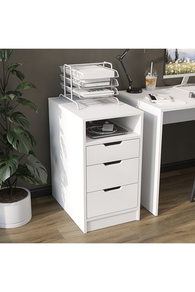 ROOMART Mode 3 Çekmeceli Çalışma Masası Kesonu