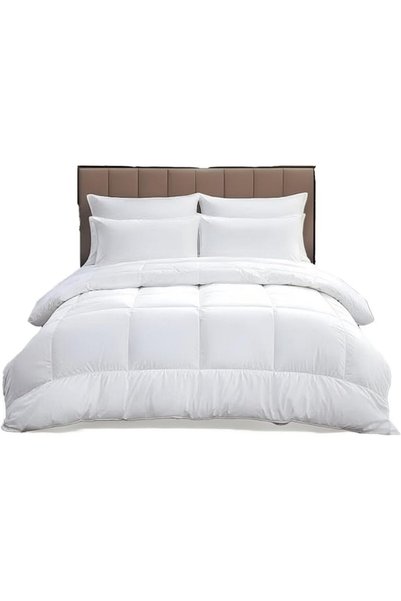 D DONETELLA FEEL THE LUXURY طقم لحاف سرير دونيتيلا، مقاس كينج يناسب 200×200 س...