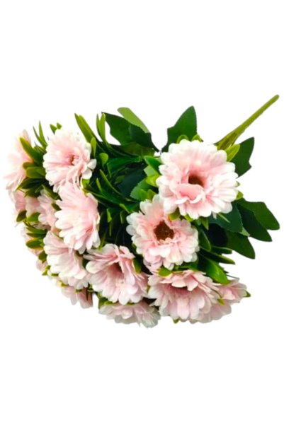 Toybox Pink Artificial Gerbera Daisy Flowers Bouquet for Home Dining Table We...