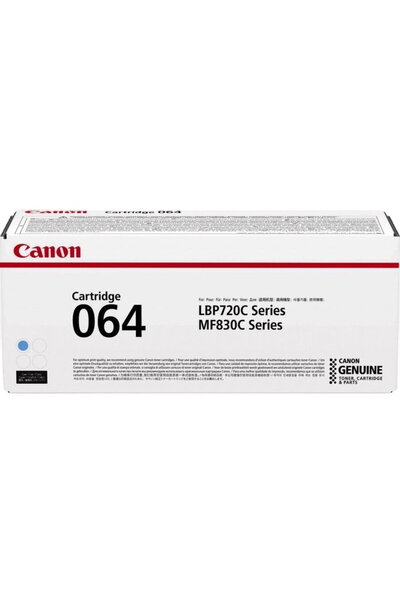 Canon Toner 064, Canon, 5000 pagini, Cyan
