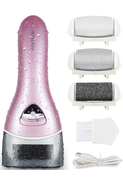 Pritech Electric Feet Callus Removers Rechargeable,Portable Electronic Foot F...