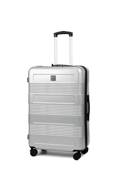 VORTA 3-Piece Luggage Set -20"/24"/28" ABS Material | Lightweight | Combination Lock | 360° 4Wheels, V-0601-Silver