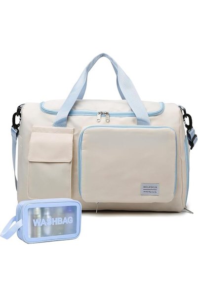 GENERAL Women's Small Sports Duffel Bag Carry On Luggage Weekender Bag with S...
