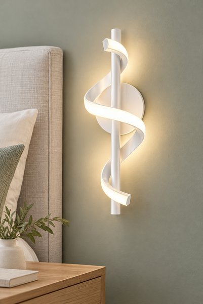 Browia Lighting LORISA Modern Spiral 3 Renk LED Duvar Apliği
