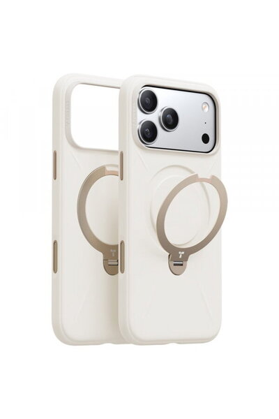 TORRAS Husa MagSafe pentru Apple iPhone 17 Pro Max, Torras, QPRO Silicone, Alba