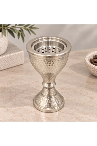 Crafted by Lifestyle مبخرة بخور من الألومنيوم المطروق