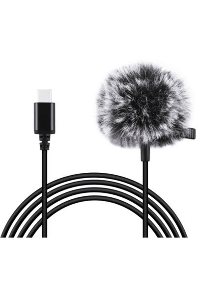 PULUZ Микрофон тип брошка PU425 1.5м USB-C / Type-C, хендсфри