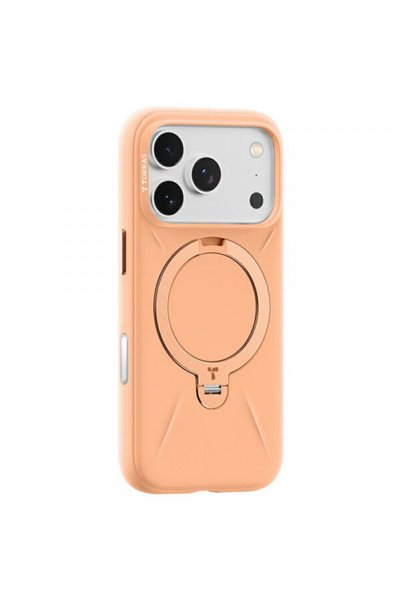 TORRAS Husa MagSafe pentru Apple iPhone 17 Pro, Torras, QPRO Silicone, Portoc...