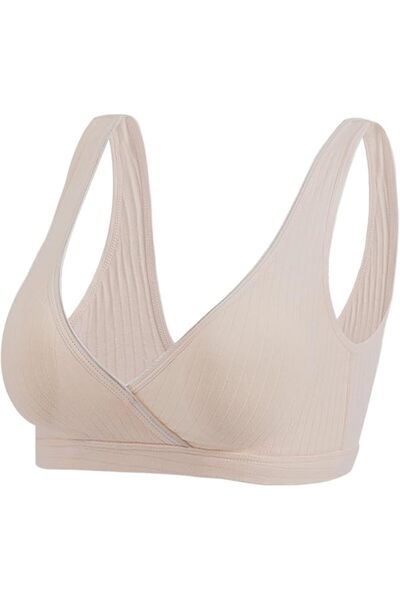 Dress Cici Wire Free Nursing Bra Maternity - Cotton Breastfeeding After Pregn...