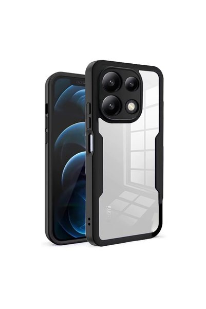 FONIX Husă cu protecție la 360 de grade, compatibilă cu Xiaomi Poco M6 Pro 4G...