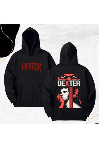 Vordevia Dexter Printed Cotton 3 Thread Threaded Oversize Sweatshirt