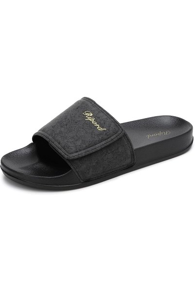 GENERAL Women's Adjustable Slide Sandals Comfortable Slip on Slides Walking S...
