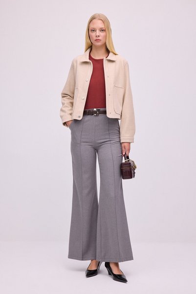 Touché Privé Ribbed High Waist Pants