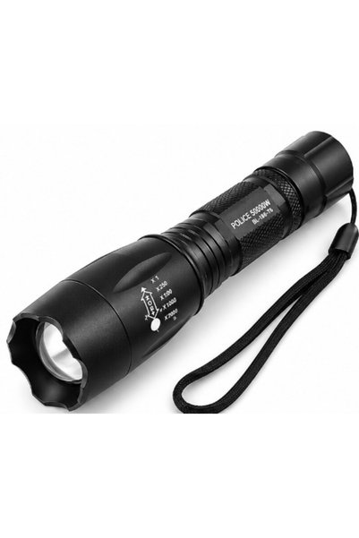 XL Lanternă portabilă reîncărcabilă BL Q1891 T6 LED cu zoom, 5 moduri de ilum...
