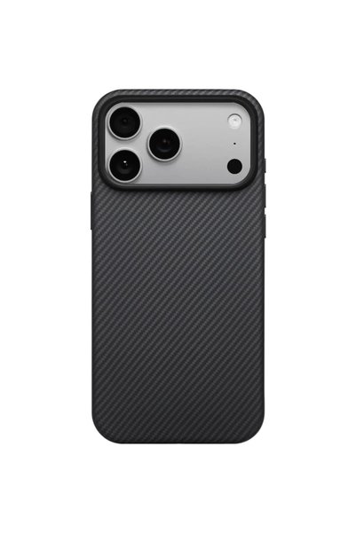 PITAKA Carcasa Aramid UltraGuard compatibila cu iPhone 17 Pro Max, Negru/Gri