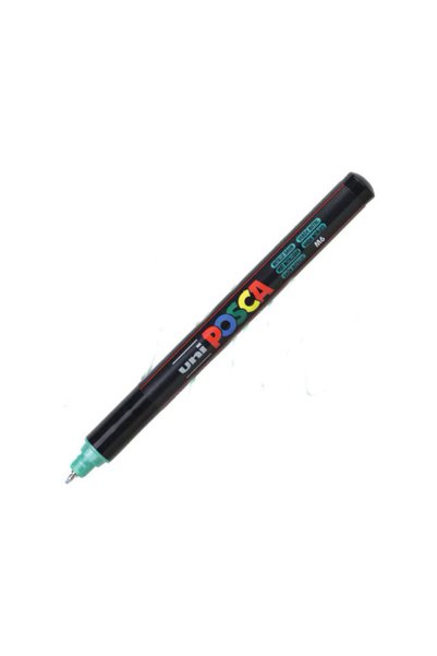 Uni Posca Μαρκαδόρος Posca 0.7mm Extra Fine PC-1MR - Μεταλλικό Πράσινο