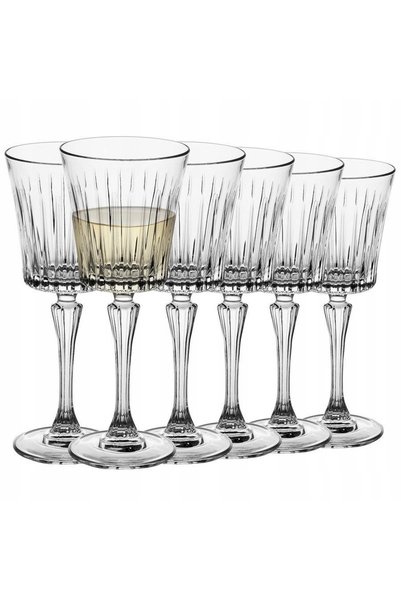 RCR Pahare de vin alb transparente 230ml 6 bucăți