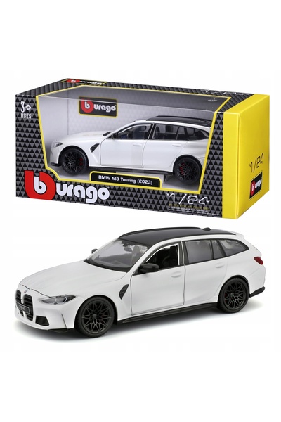 BBURAGO 2023 BMW M3 Touring G81 break alb model 1:24 18-21112WT