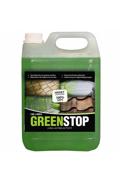 NO BRAND GREENSTOP 5L Agent de curățare pentru acoperiș, gard, împotriva alge...