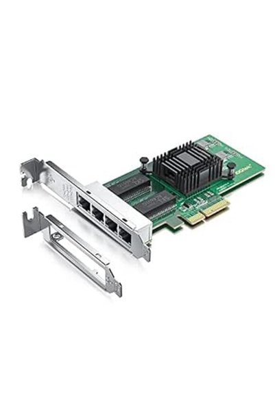 10Gtek بطاقة شبكة إيثرنت جيجابت 10/100/1000 ميجابت في الثانية PCI Express مع ...