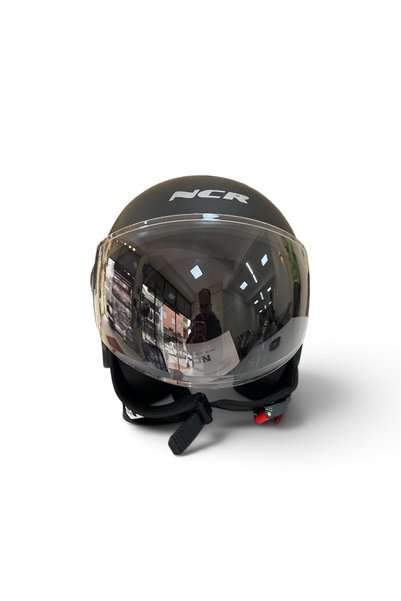 NCR Yarım Kask-Mat Siyah