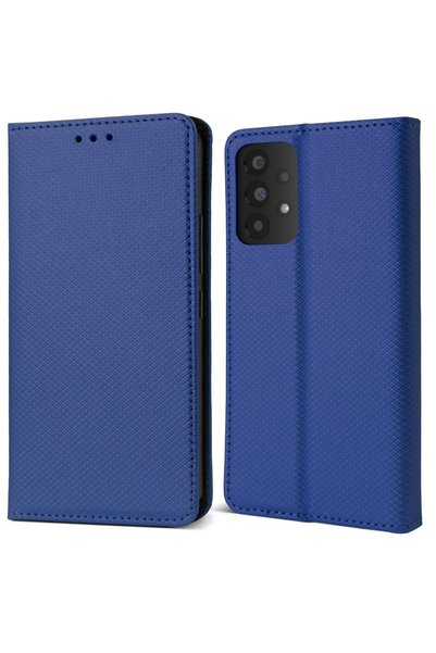 MOOZY Калъф за телефон, Moozy, Flip On, за Samsung Galaxy A33 5G, Тъмносин, Е...