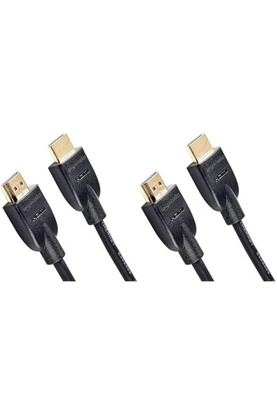 Amazon basics كابل HDMI، سرعة عالية 18 جيجابت في الثانية، دقة 4K@60Hz، 2160p،...