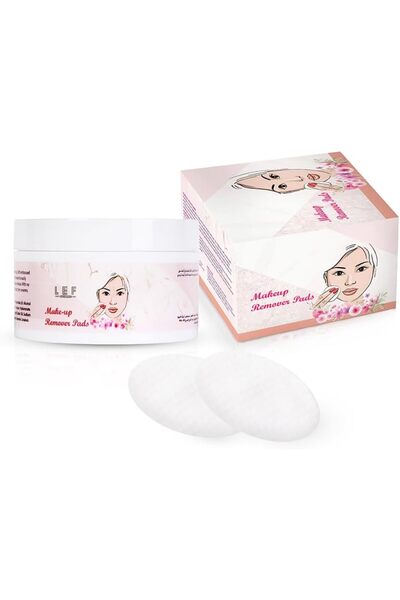 LEF COSMETICS مسحات قطنية لإزالة المكياج