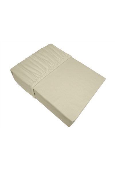 Nitki Cearceaf, Bielbaw, Jersey, bumbac 100%, 180x200cm, Bej