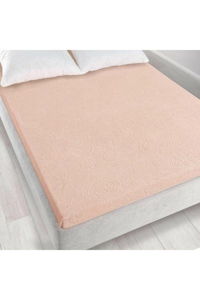 Zwoltex Cearceaf frotte fara guma, Zwoltex, 175x220cm, 100% bumbac, roz, 1 bu...