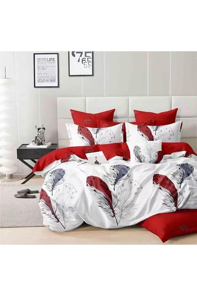 GOLDEN HOME طقم أغطية سرير مقاس كينج/مقاس فردي، غطاء لحاف، غطاء وسادة، 6 قطع،...