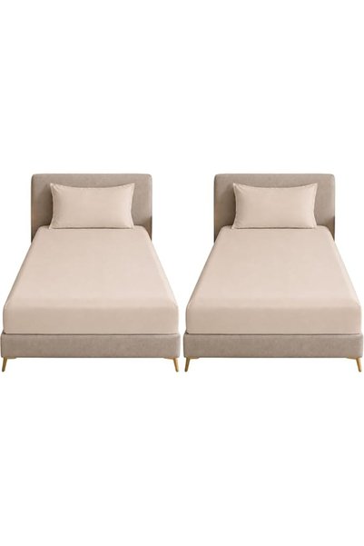 D DONETELLA FEEL THE LUXURY DONETELLA Bedding Fitted Sheet - Fits 150x200 Cm ...