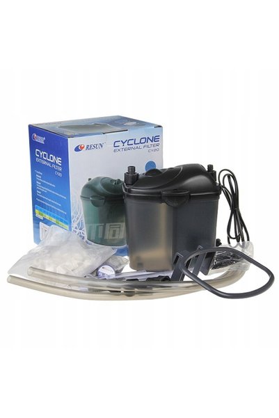 Resun Filtru de acvariu Cyclone CY20: 20L–60L, debit de 200 l/h