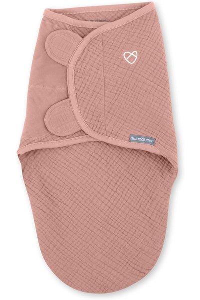 SwaddleMe من إنجينويتي - لفافة أطفال أصلية من الموسلين، خفيفة الوزن 1.5 TOG، ...