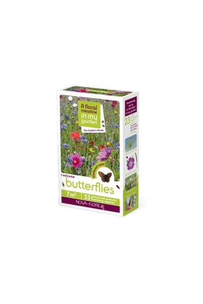 Nova-Flore Pajiște Florală pentru Fluturi – Amestec Semințe cu 23 Specii de F...