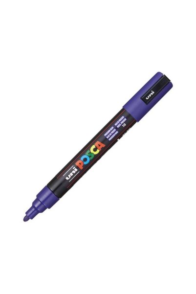 Uni Posca Posca Medium PC-5M Πρωτοβασιλικό Μπλε 2.5mm Μαρκαδόρος Uni-Ball