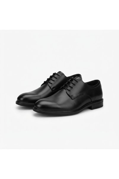 HON'S Genuine Leather Orthopedic Sole Men's Classic Lace-Up Shoes
