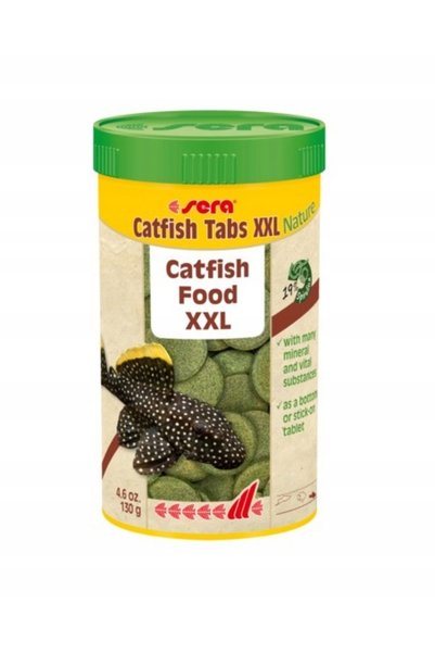 SERA Catfish Tabs Nature XXL 250ML Pentru pescarii de acvariu