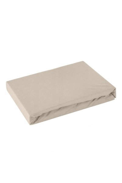 Eurofirany Cearșaf de pat JERSEY3 240 X 220 X 30 CM ALB